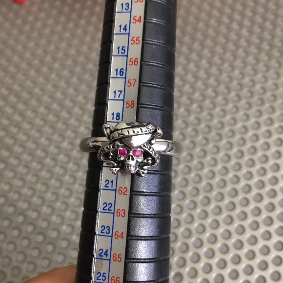 🖤Ed Hardy skull 💀 ring - Picture 14 of 15